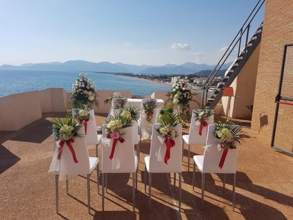 Wedding on the terrace of Torre Truglia Sperlonga